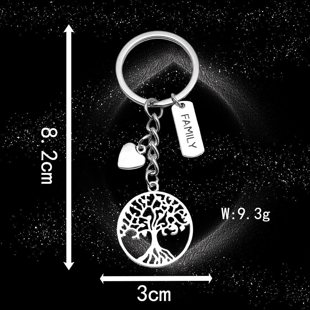 Antique silver oil drop key creative accessories